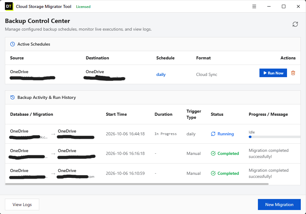 Screen 1: Dashboard