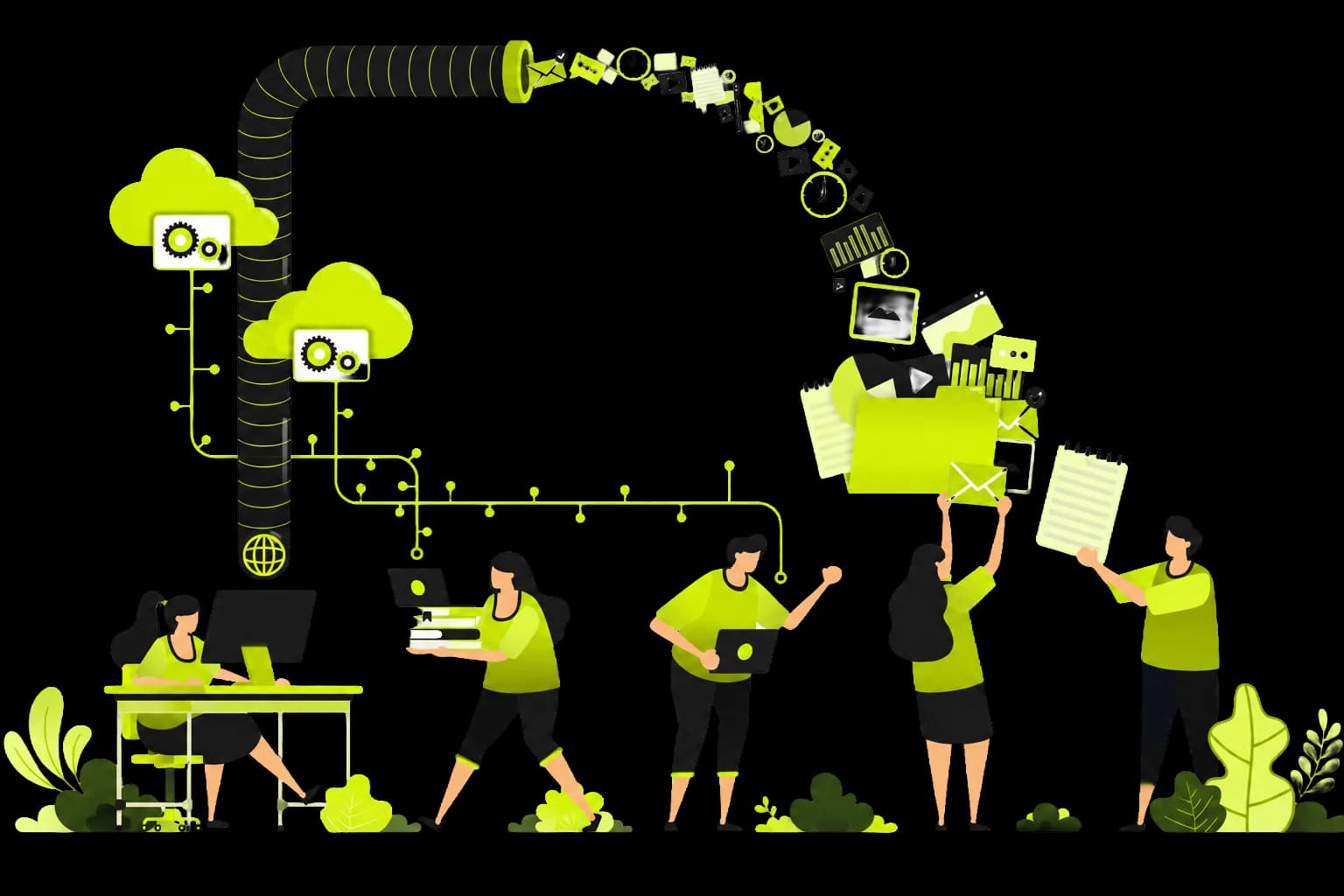 Data TB™ Hero Banner Illustration