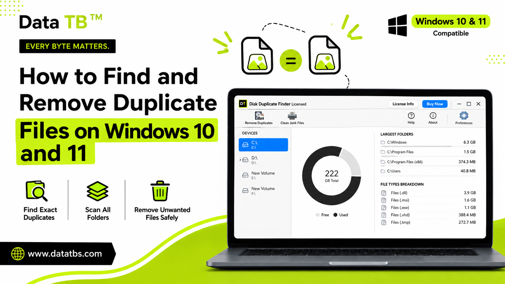 How to Find and Remove Duplicate Files on Windows 10 and 11 (5 Methods — Fast to Thorough)